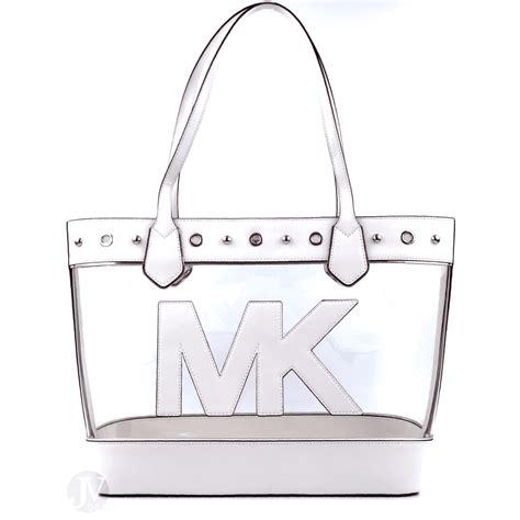 michael kors transparent bag